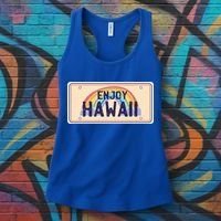 Enjoy Hawaii Car Plate Women's Tank Top thumb 3