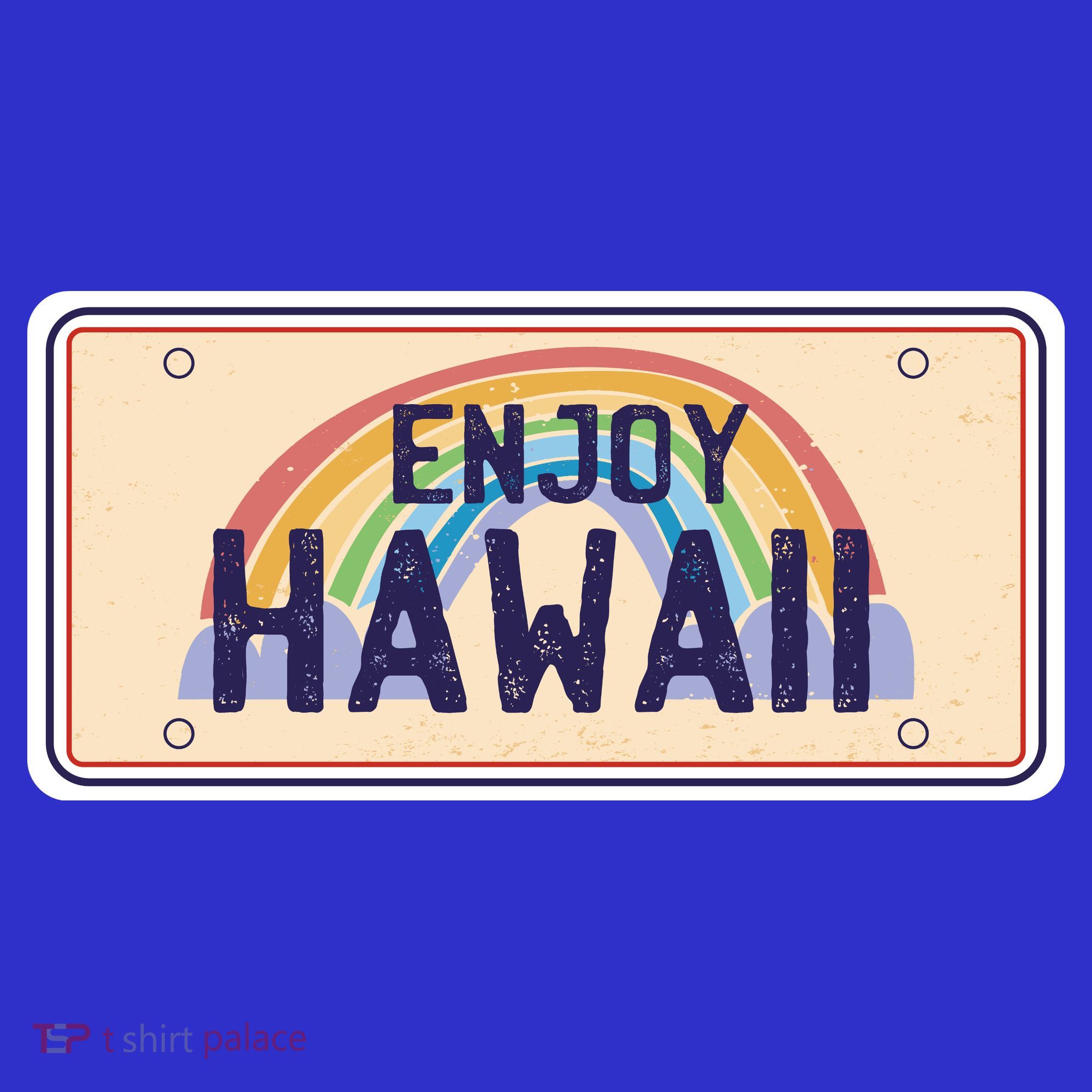 Enjoy Hawaii Car Plate Women's Tank Top