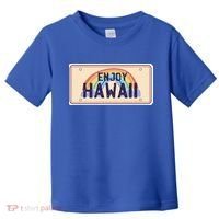 Enjoy Hawaii Car Plate Toddler T-Shirt thumb 0