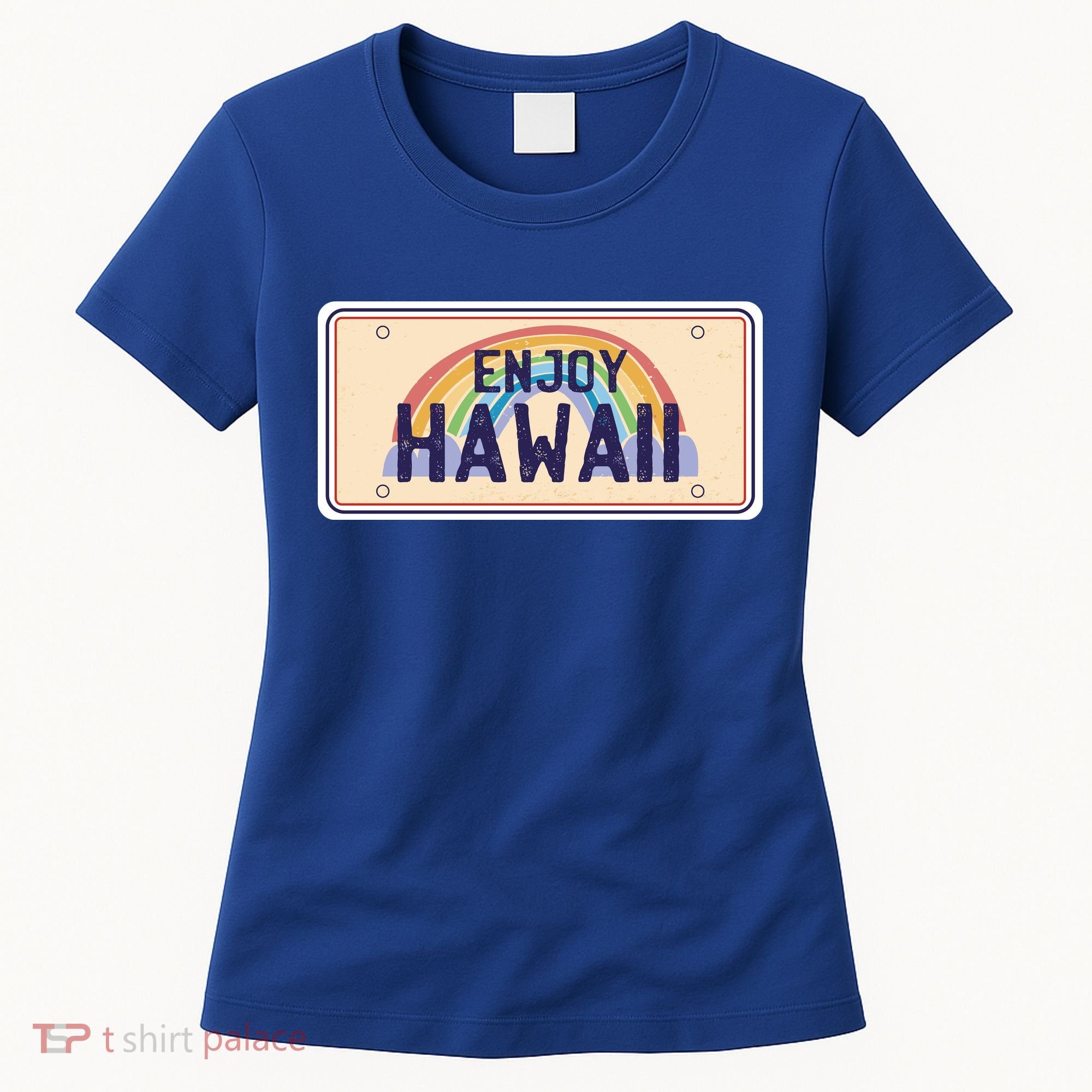 Enjoy Hawaii Car Plate Women's T-Shirt