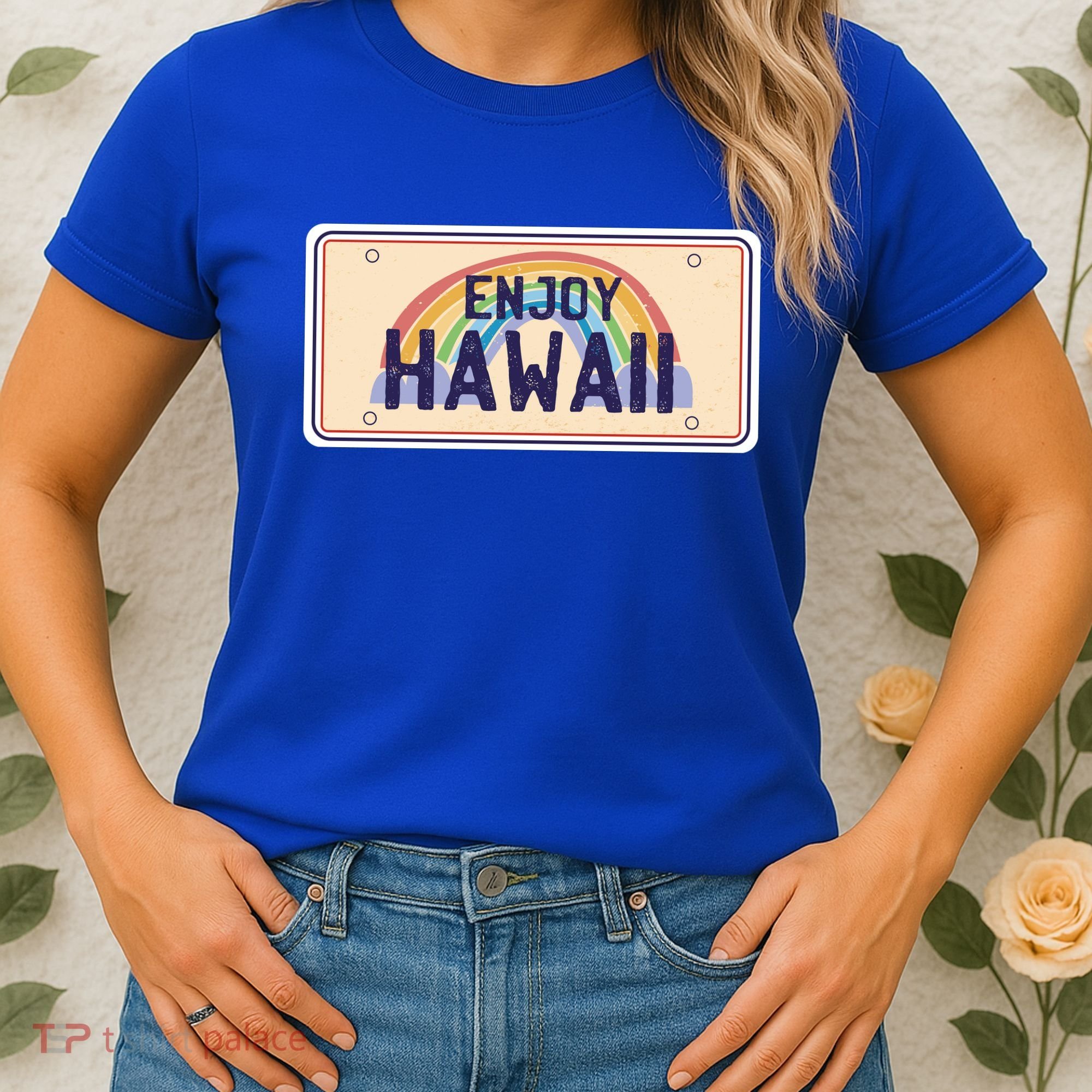 Enjoy Hawaii Car Plate Women's T-Shirt