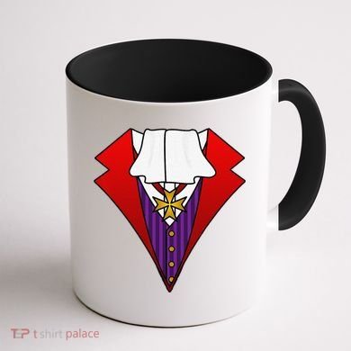 Easy Halloween Costumes Dracula Tuxedo Vampire Costume Coffee Mug back