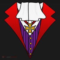 Easy Halloween Costumes Dracula Tuxedo Vampire Costume Women's Hoodie thumb 2