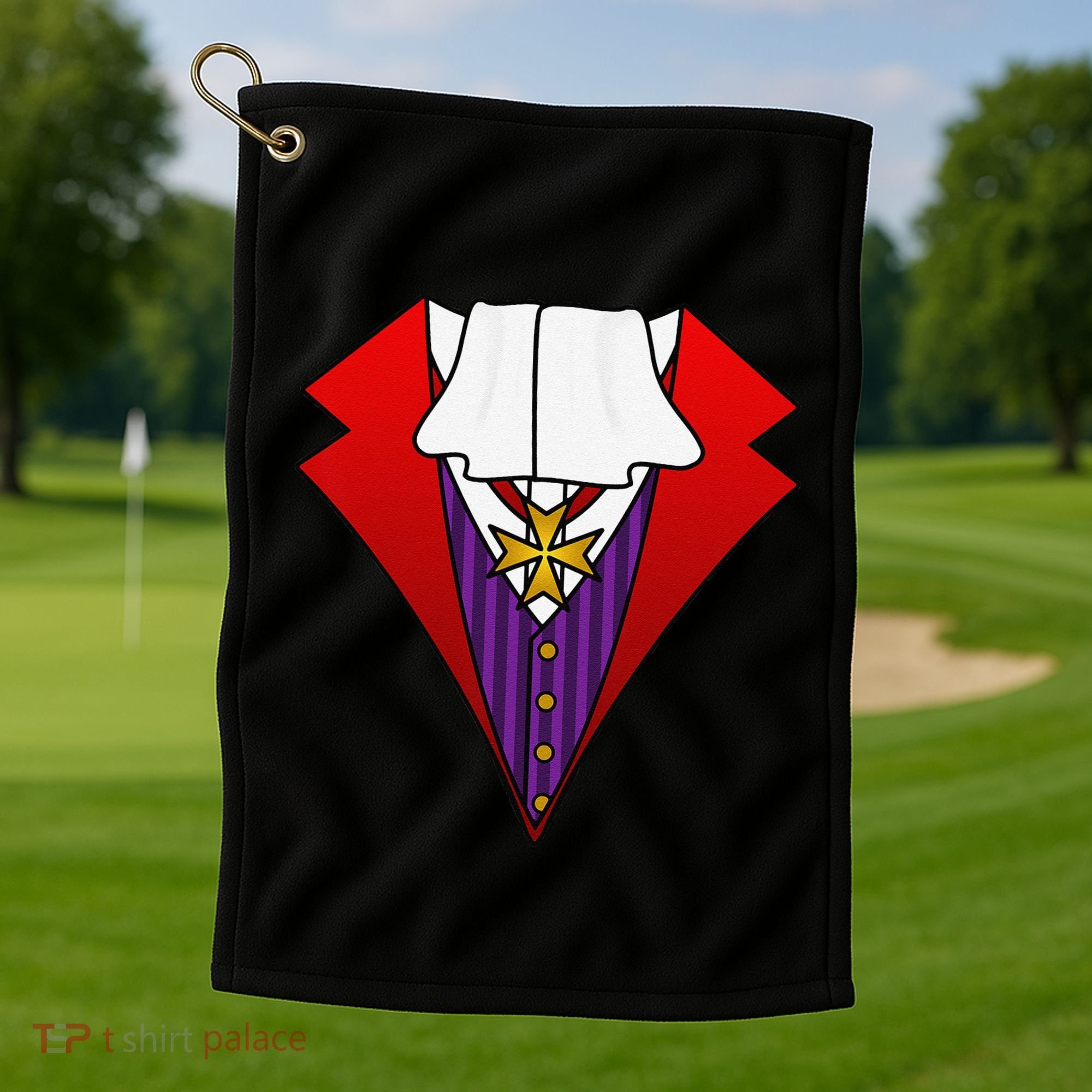 Easy Halloween Costumes Dracula Tuxedo Vampire Costume Golf Towel