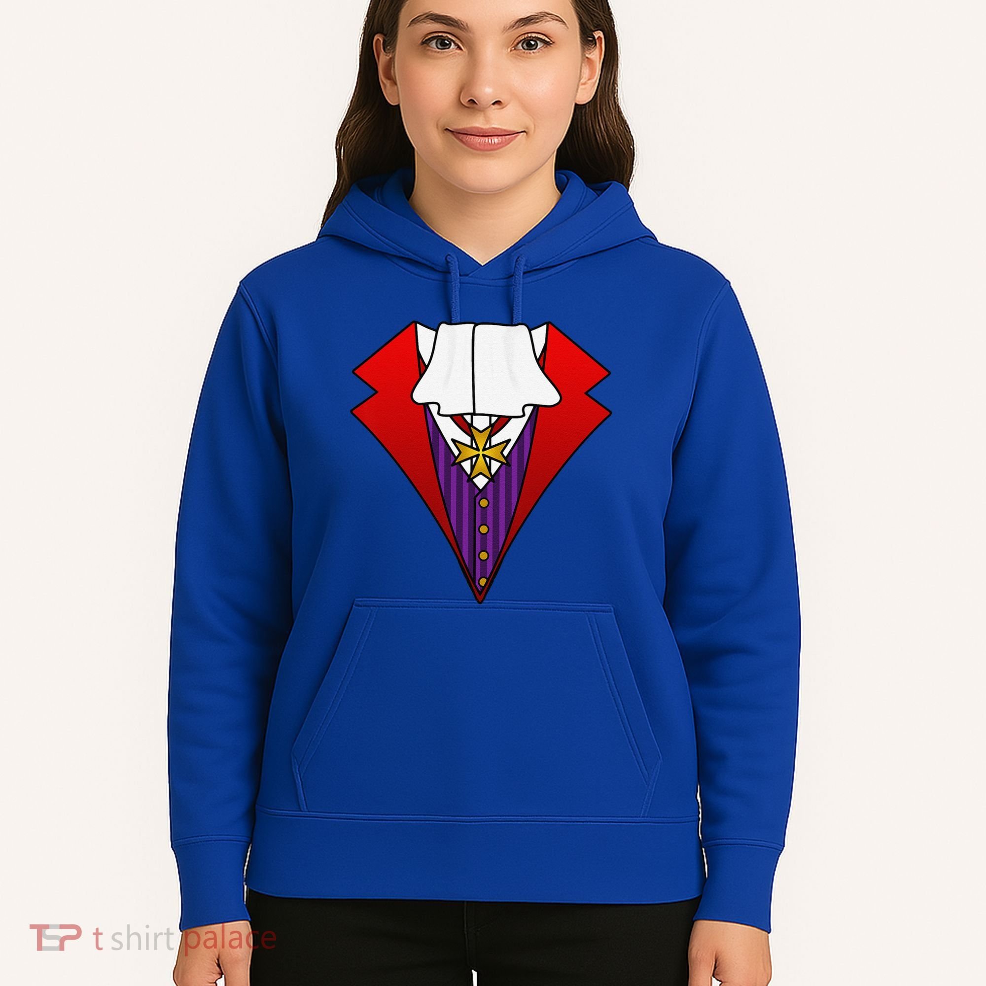 Easy Halloween Costumes Dracula Tuxedo Vampire Costume Hoodie