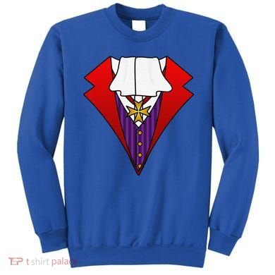 Easy Halloween Costumes Dracula Tuxedo Vampire Costume Sweatshirt