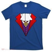 Easy Halloween Costumes Dracula Tuxedo Vampire Costume T-Shirt thumb 0