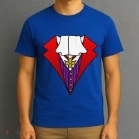 Easy Halloween Costumes Dracula Tuxedo Vampire Costume T-Shirt thumb 3