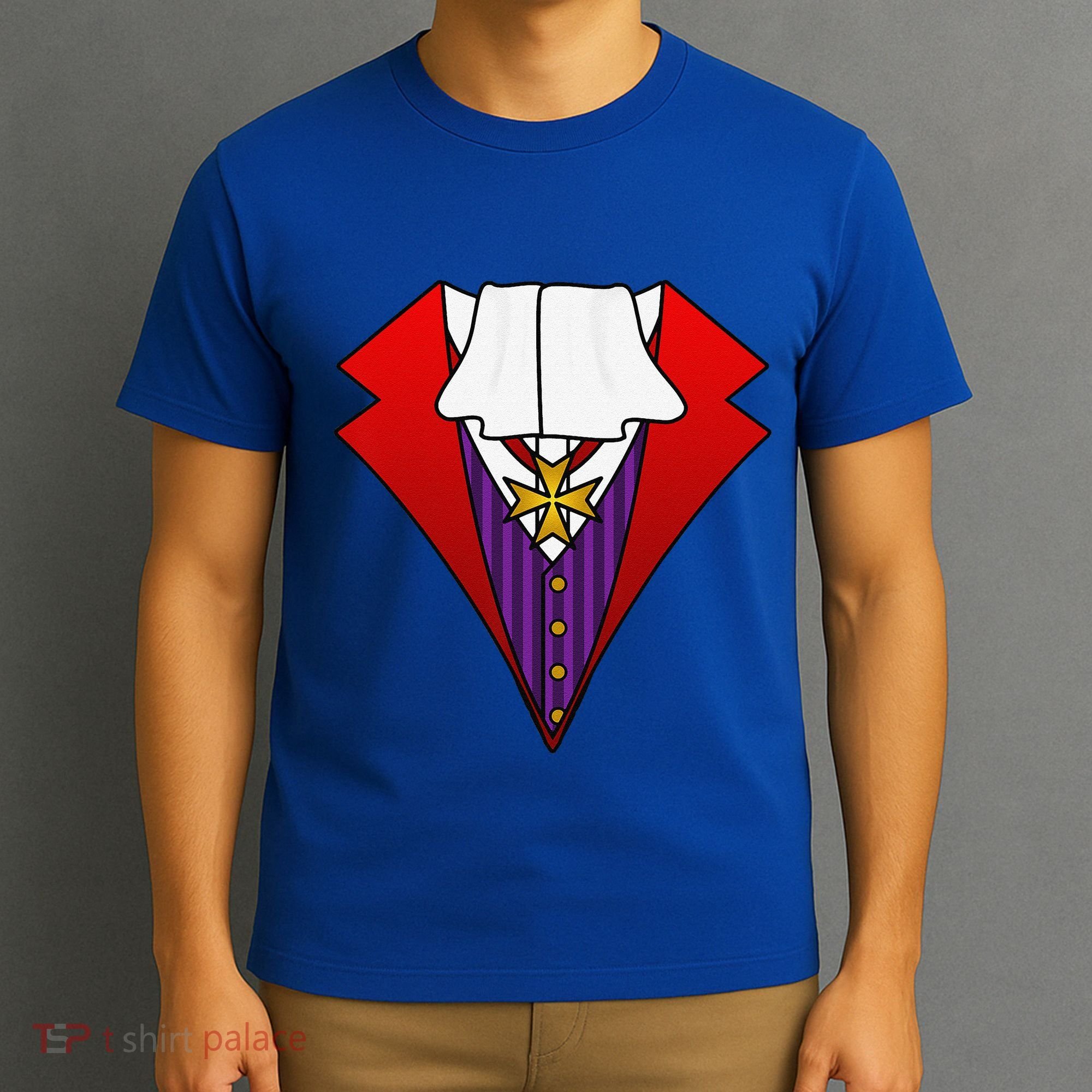 Easy Halloween Costumes Dracula Tuxedo Vampire Costume T-Shirt