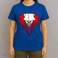 Easy Halloween Costumes Dracula Tuxedo Vampire Costume T-Shirt thumb 4