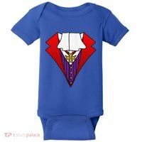 Easy Halloween Costumes Dracula Tuxedo Vampire Costume Baby Bodysuit thumb 0