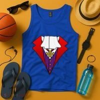 Easy Halloween Costumes Dracula Tuxedo Vampire Costume Tank Top thumb 4