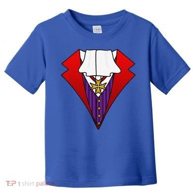 Easy Halloween Costumes Dracula Tuxedo Vampire Costume Toddler T-Shirt