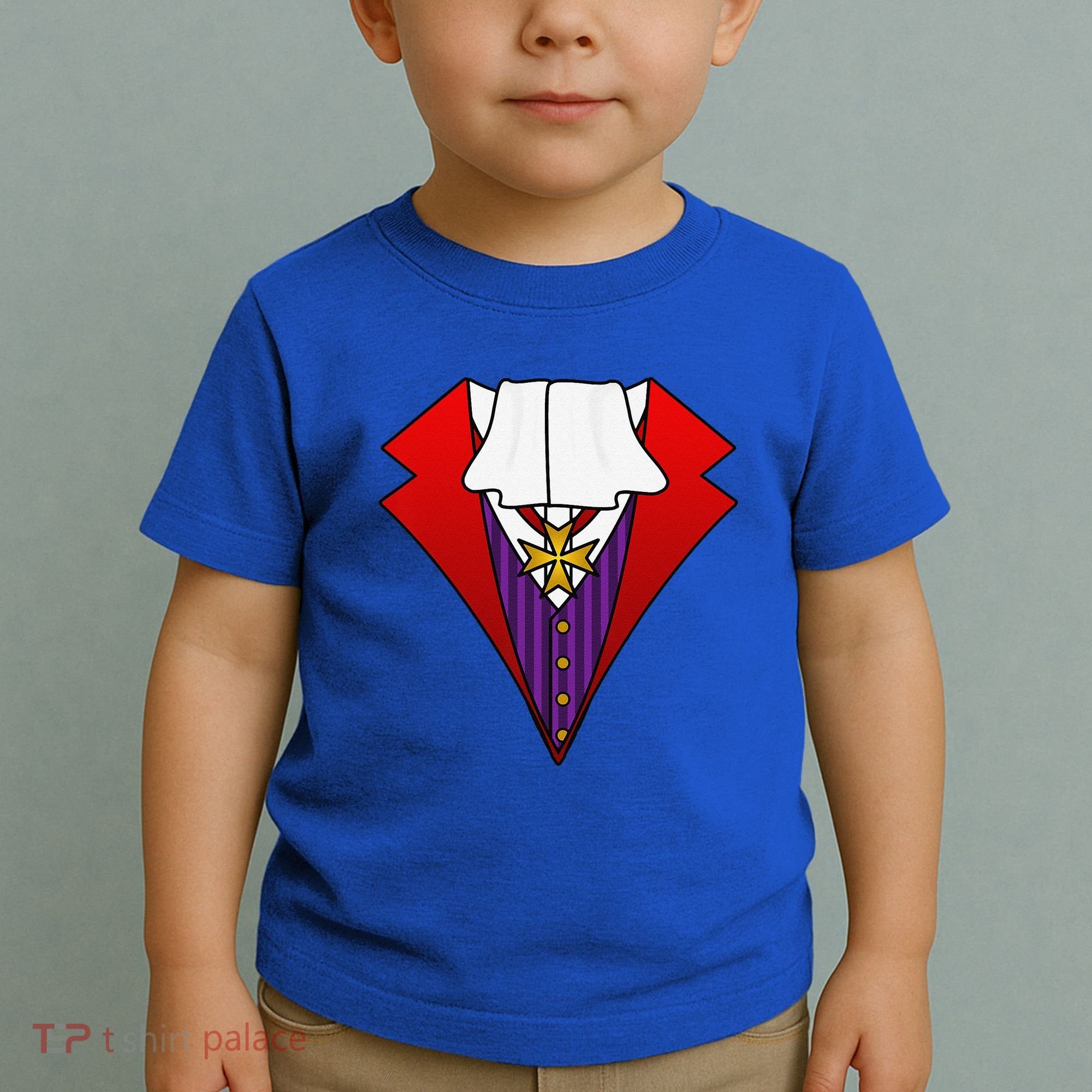 Easy Halloween Costumes Dracula Tuxedo Vampire Costume Toddler T-Shirt