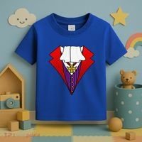 Easy Halloween Costumes Dracula Tuxedo Vampire Costume Toddler T-Shirt thumb 3