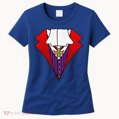 Easy Halloween Costumes Dracula Tuxedo Vampire Costume Women's T-Shirt