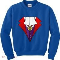 Easy Halloween Costumes Dracula Tuxedo Vampire Costume Kids Sweatshirt thumb 0