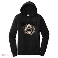Eternal Horror Creepy Skeleton Screaming Dark Horror Spooky Women's Hoodie thumb 0