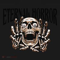 Eternal Horror Creepy Skeleton Screaming Dark Horror Spooky Ornament thumb 1