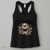 Eternal Horror Creepy Skeleton Screaming Dark Horror Spooky Women's Tank Top thumb 3