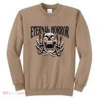 Eternal Horror Creepy Skeleton Screaming Dark Horror Spooky Sweatshirt thumb 0