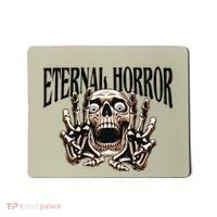 Eternal Horror Creepy Skeleton Screaming Dark Horror Spooky Mousepad thumb 0