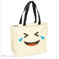 Emoticon Halloween Costumes Laughing Crying Face Tote Bag thumb 2