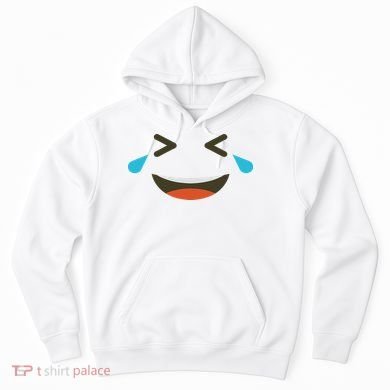 Emoticon Halloween Costumes Laughing Crying Face Hoodie
