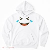 Emoticon Halloween Costumes Laughing Crying Face Hoodie thumb 0