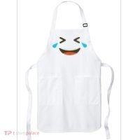 Emoticon Halloween Costumes Laughing Crying Face Apron thumb 0