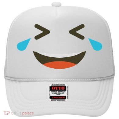 Emoticon Halloween Costumes Laughing Crying Face Hat