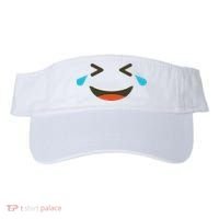 Emoticon Halloween Costumes Laughing Crying Face Visor thumb 0