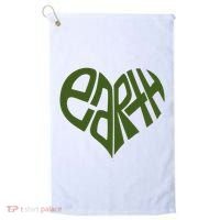 Earth Heart Golf Towel thumb 0