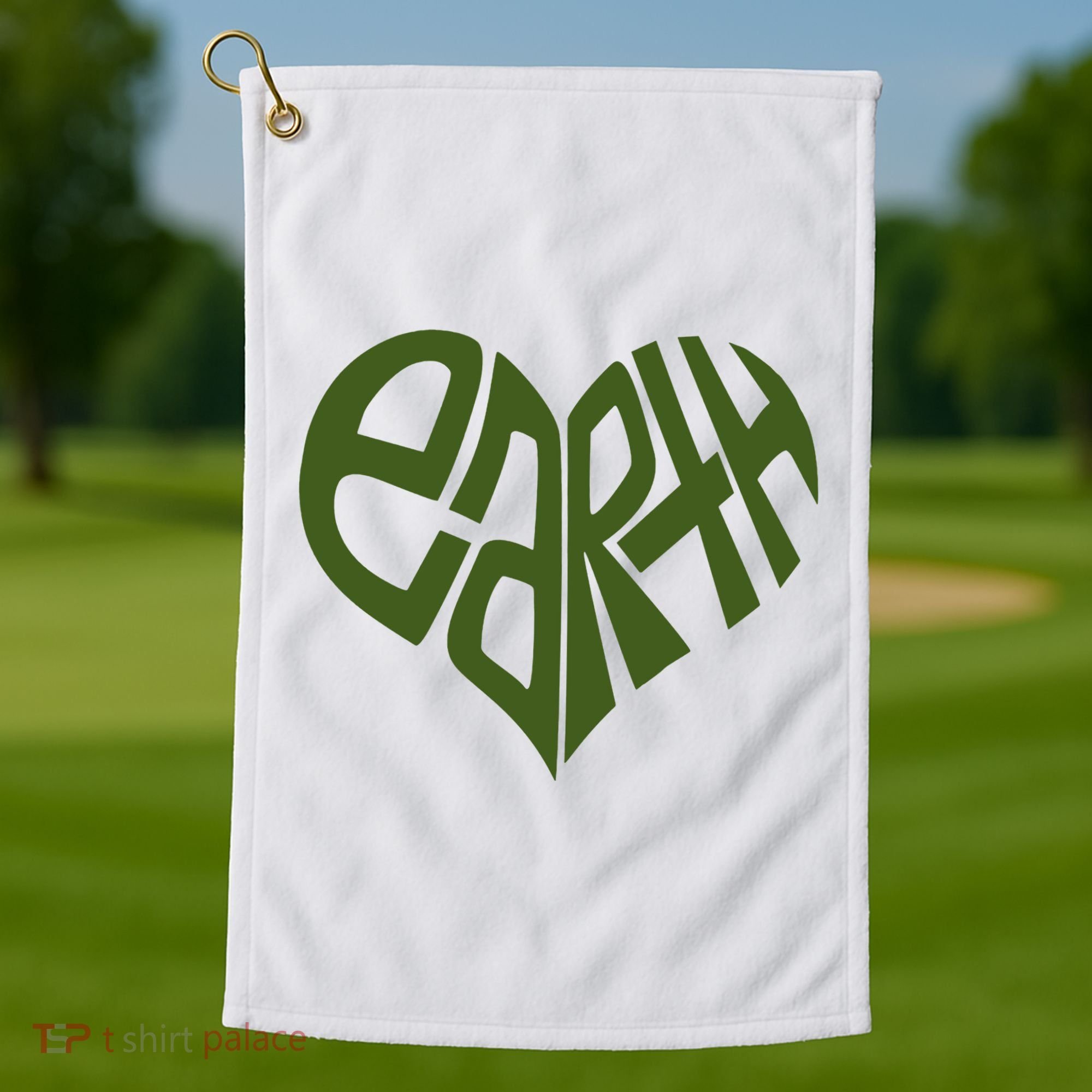 Earth Heart Golf Towel
