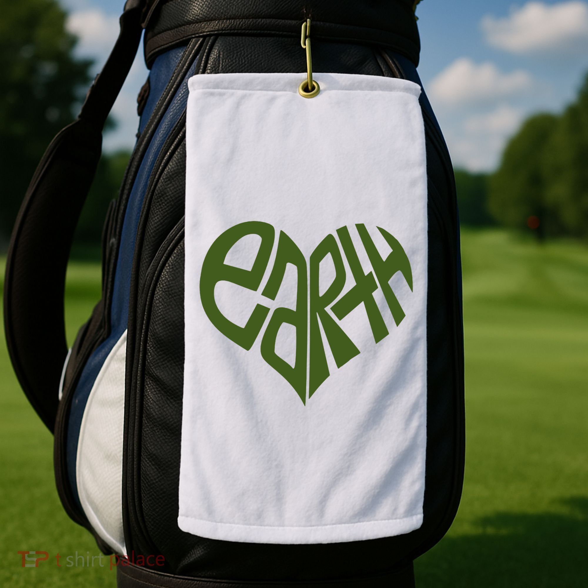 Earth Heart Golf Towel