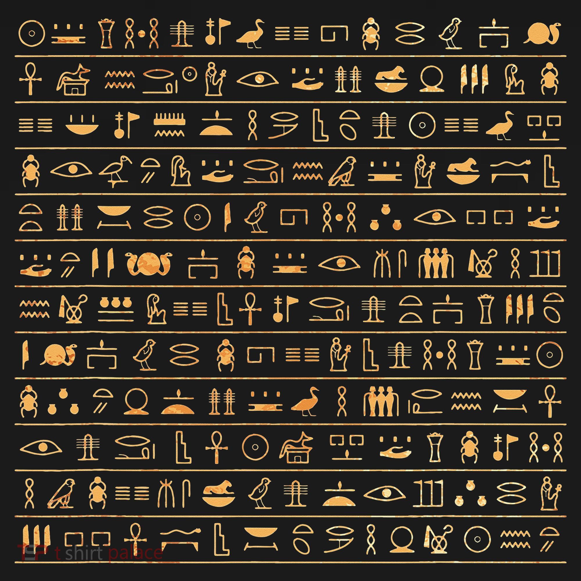 Egypt Hieroglyphs Egyptian USA-Made Doggie Bandana
