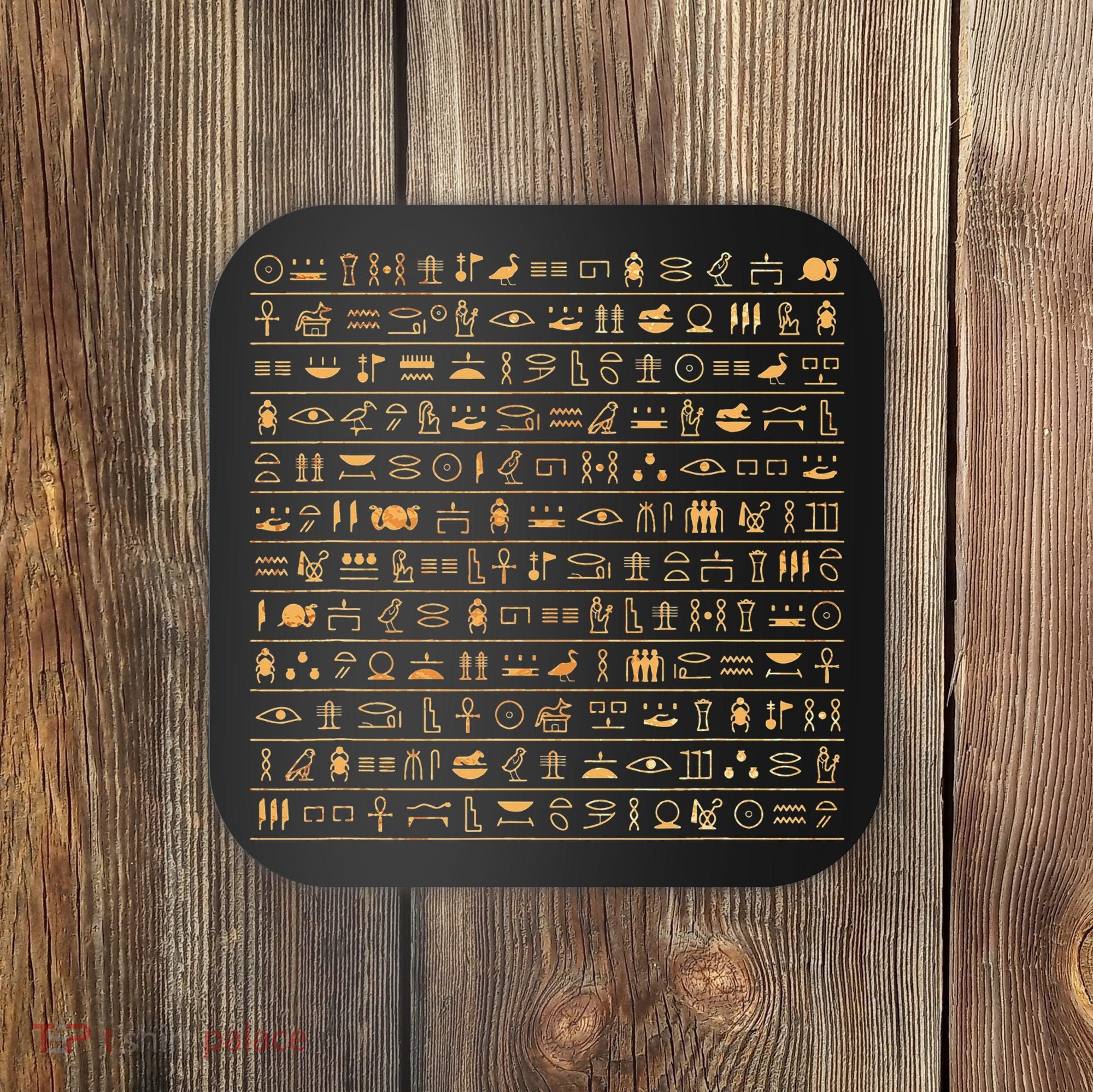 Egypt Hieroglyphs Egyptian Coaster
