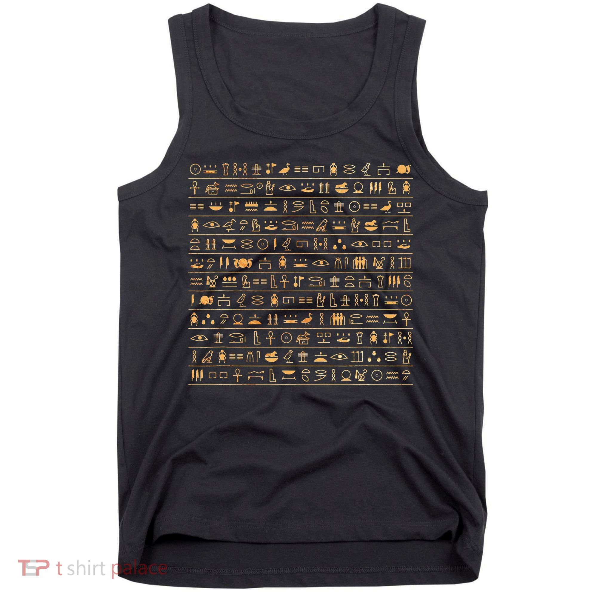 Egypt Hieroglyphs Egyptian Tank Top