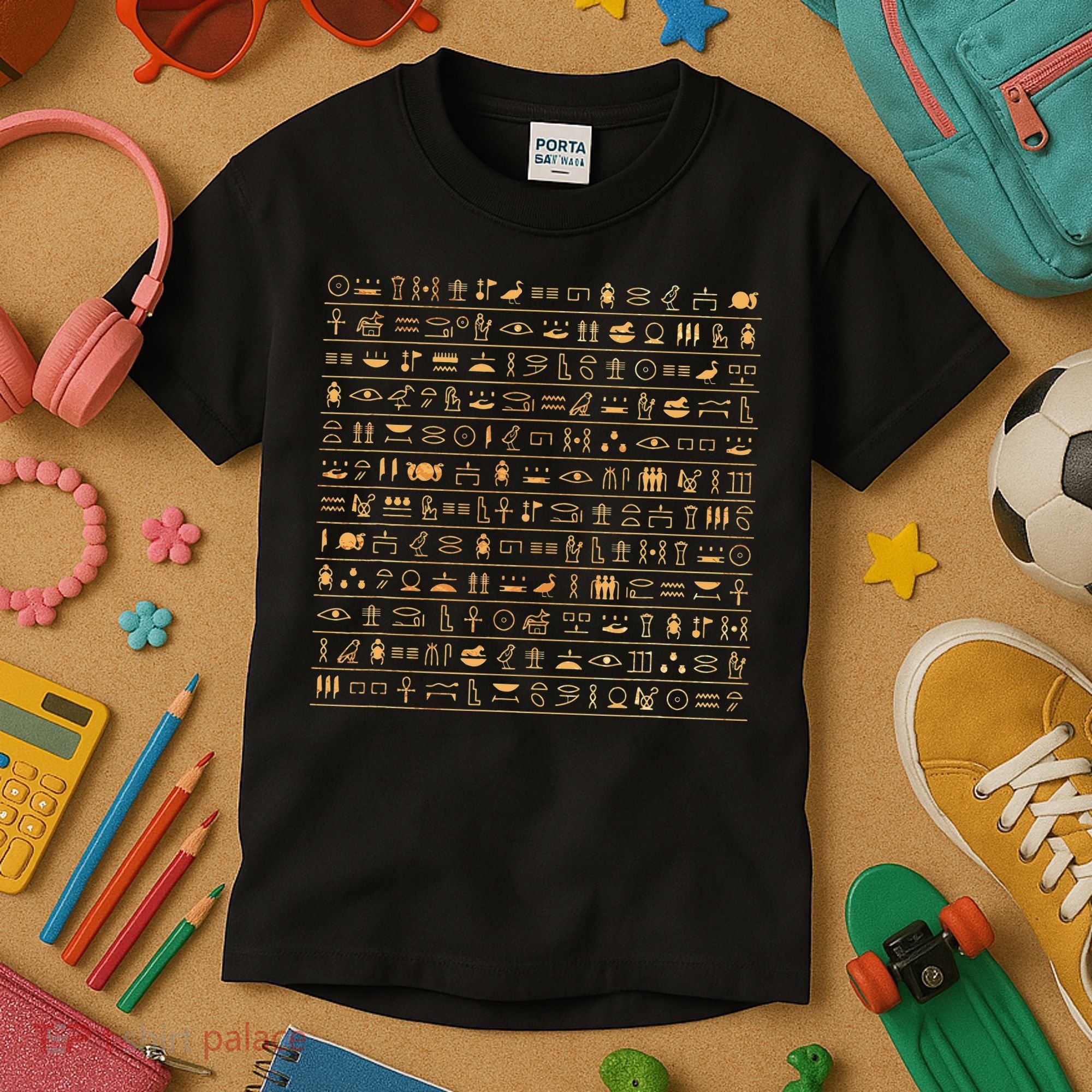 Egypt Hieroglyphs Egyptian Kids T-Shirt