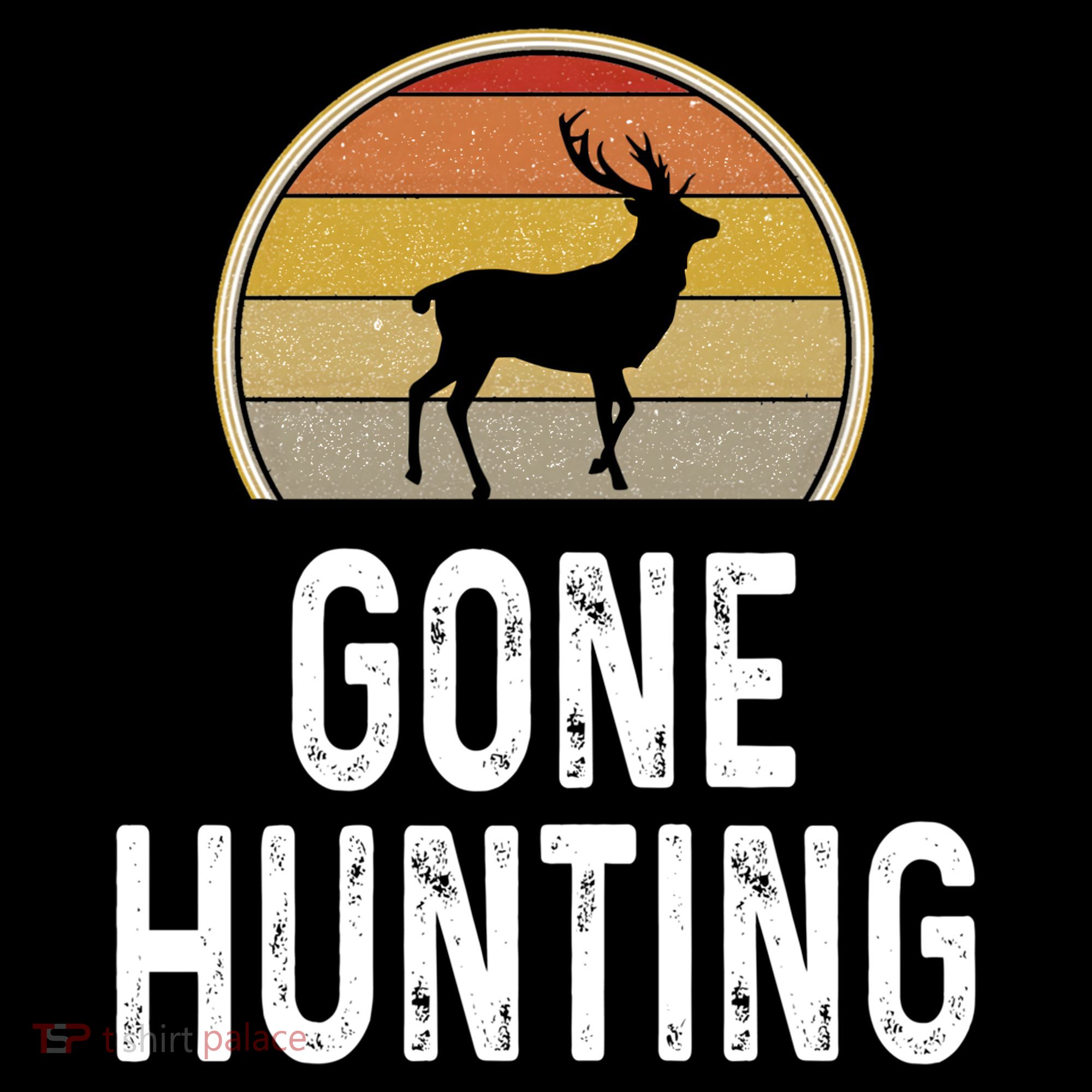 Elk Hunter Funny Gift Funny Elk Hunting Gift Gone Hunting Retro Funny Gift Coffee Mug