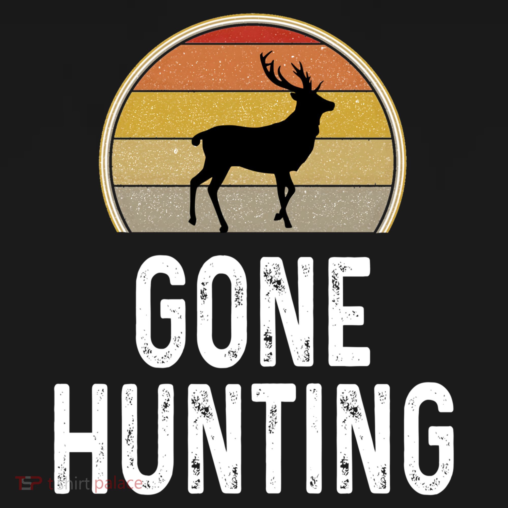 Elk Hunter Funny Gift Funny Elk Hunting Gift Gone Hunting Retro Funny Gift Ornament