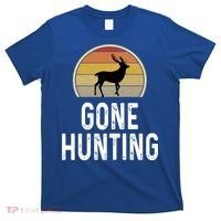 Elk Hunter Funny Gift Funny Elk Hunting Gift Gone Hunting Retro Funny Gift T-Shirt thumb 0