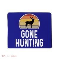 Elk Hunter Funny Gift Funny Elk Hunting Gift Gone Hunting Retro Funny Gift Mousepad thumb 0