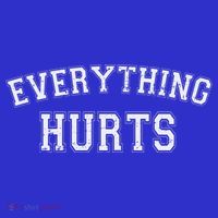 Everything Hurts Funny Gym Workout Gift Coaster thumb 2