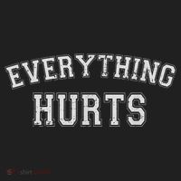 Everything Hurts Funny Gym Workout Gift Hat thumb 2