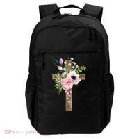Easter Holiday Floral Cross Backpack thumb 0