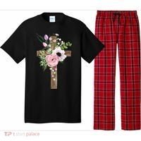 Easter Holiday Floral Cross Pajama Set thumb 0