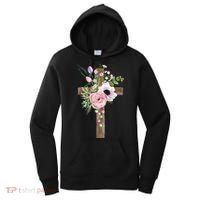 Easter Holiday Floral Cross Women's Hoodie thumb 0