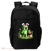 Egg Hunting Gamer Easter Pixel Bunny  Backpack thumb 0