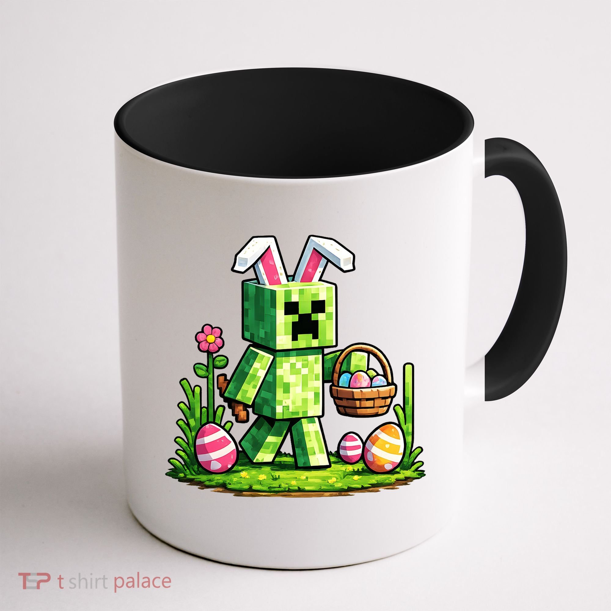 Egg Hunting Gamer Easter Pixel Bunny  Coffee Mug